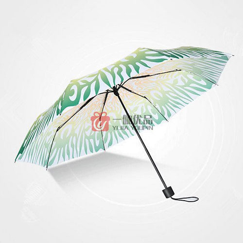 渐变创意雨伞三折折叠伞可印刷logo