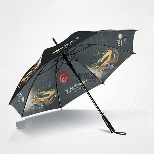 数码印刷广告礼品伞 8K纤维防风架直杆广告伞