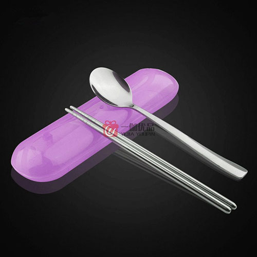 生命卫士勺筷2件组不锈钢餐具套装创意礼品